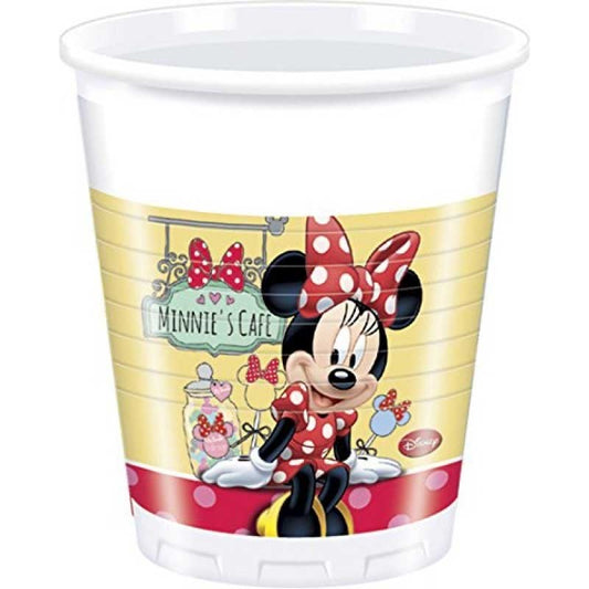 Čaše Minnie Mouse plastične 2 200ml 8 kom