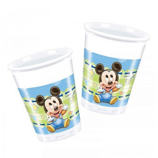 Čaše Mickey Mouse Baby plastične 200ml 8 kom