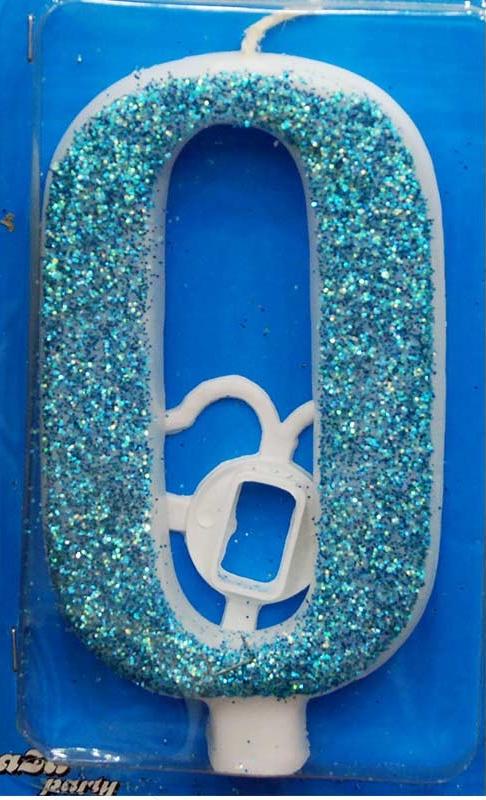 Broj 0 Mega svećica plava