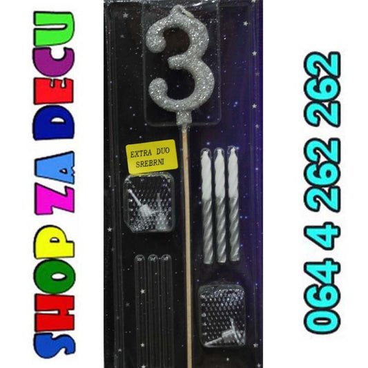 Extra duo broj 3 srebrna