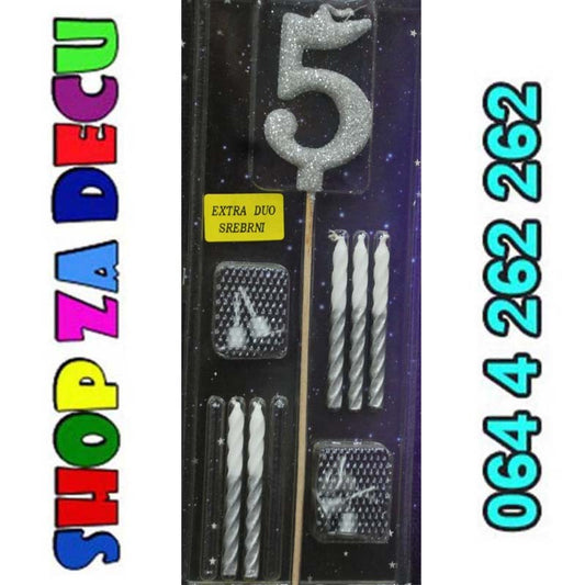 Extra duo broj 5 srebrna