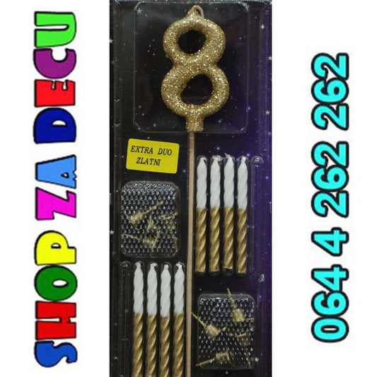 Extra duo broj 8 zlatna