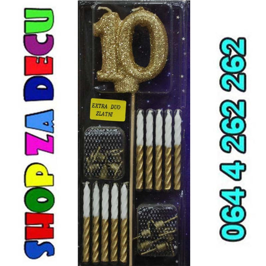 Extra duo zlatna broj10