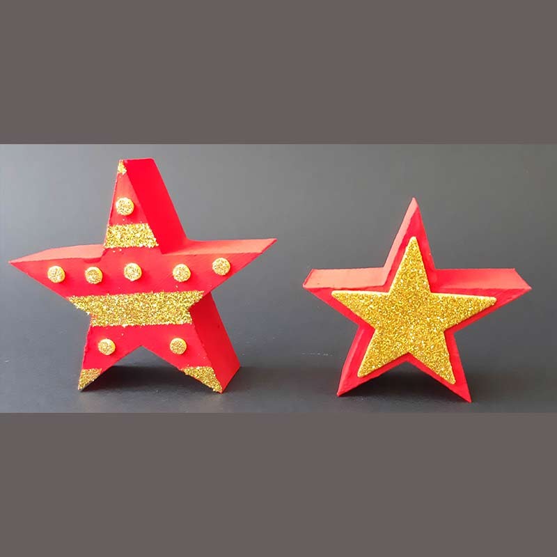 Dve novogodisnje zvezdice