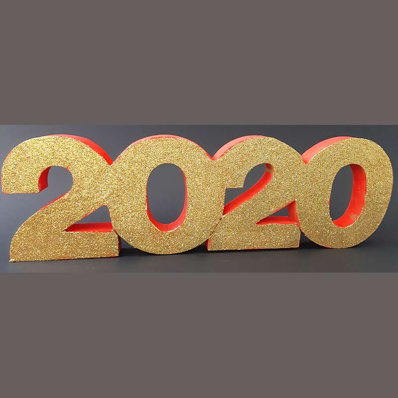 Dekorativni novogodisnji broj 2020