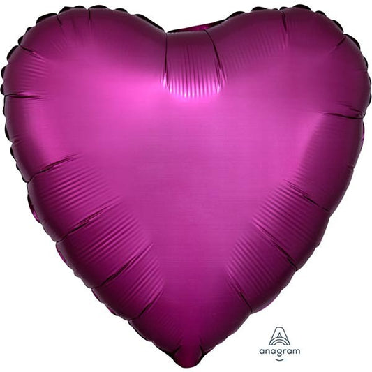 Ciklama roze srce - folija balon sa helijumom