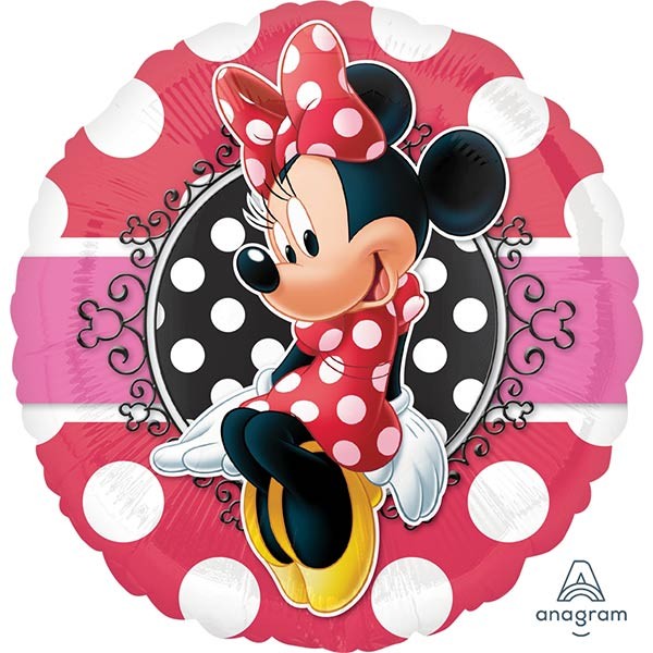 Balon Minnie Mouse 1 46cm helijum