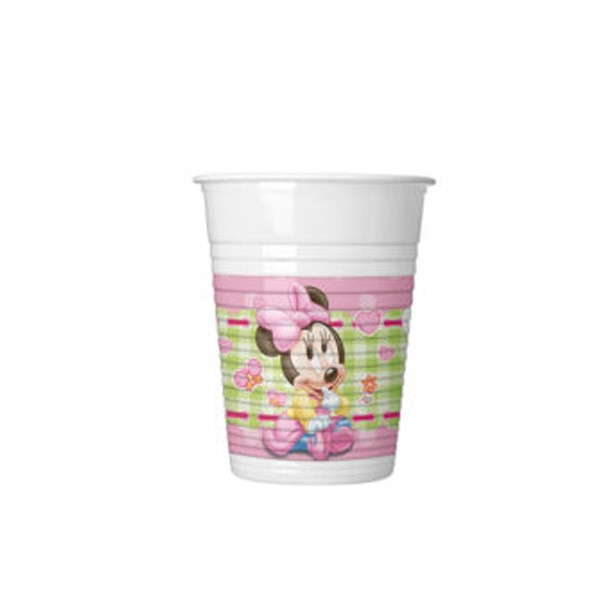 Čaše Minnie Mouse Baby plastične 200ml 8 kom