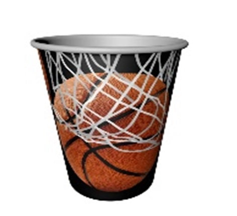 Čaše Basketball kartonske 220ml 8 kom