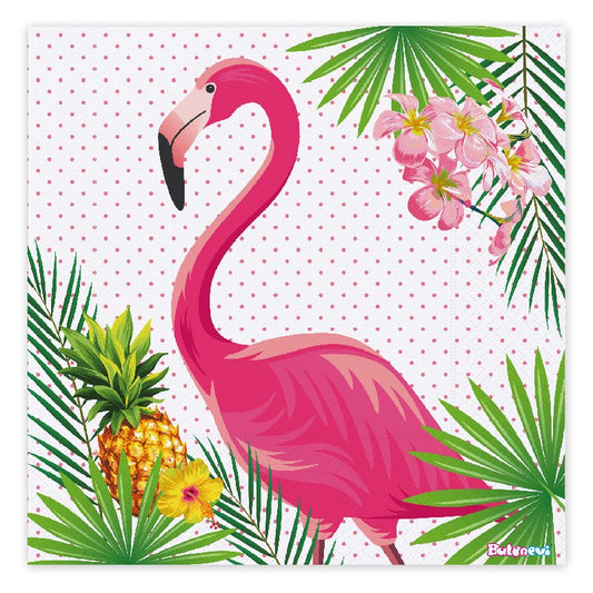 Salvete Flamingo 33x33cm 16 kom